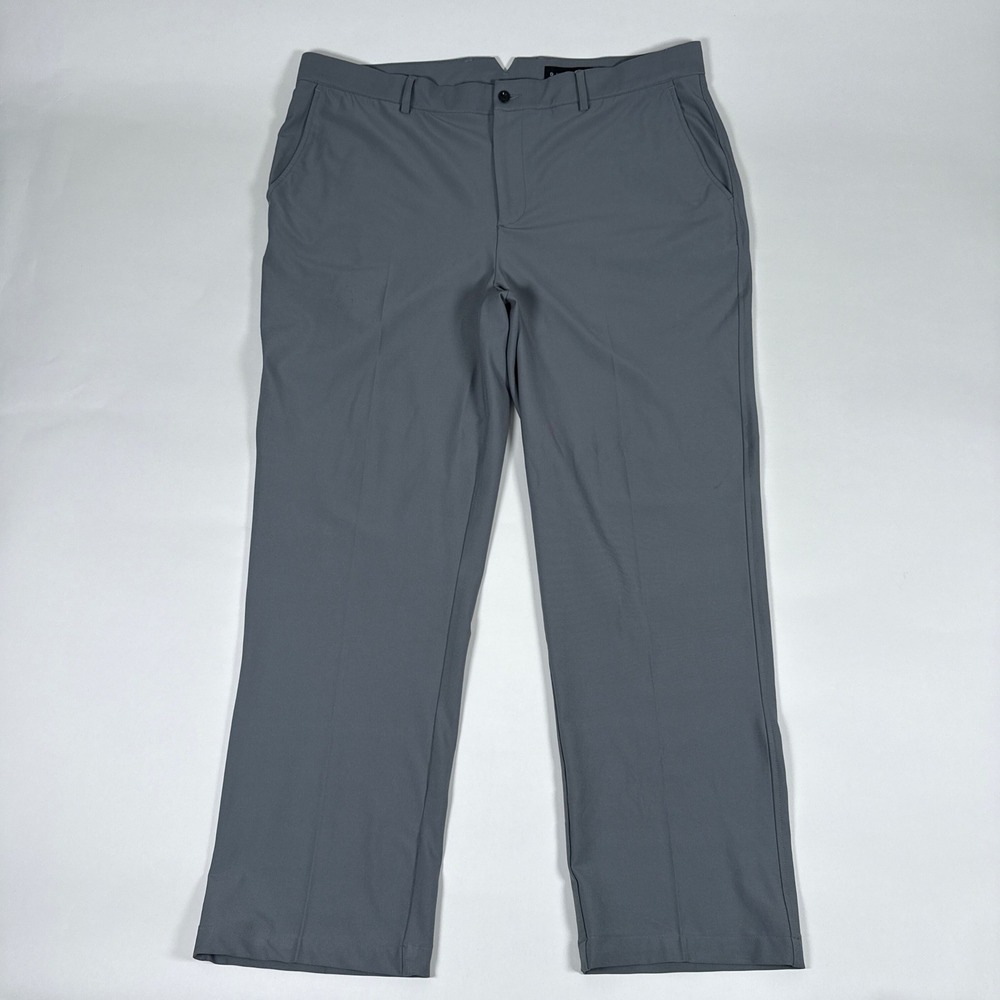 Dunning‎ Golf Pants Mens 38x32 Gray Stretch Technical Performance Classic Sport